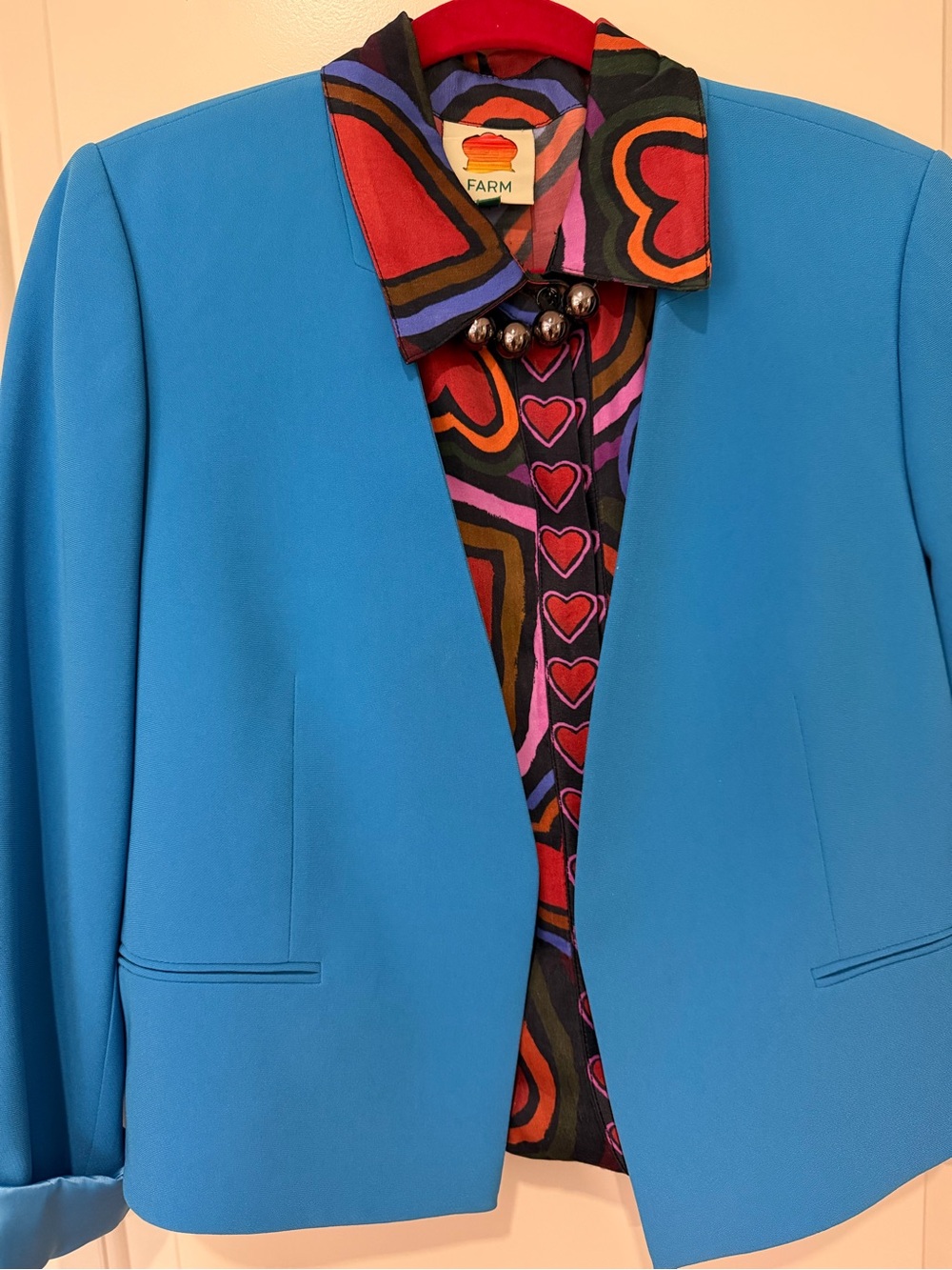 Wardrobe Must Have!! Judith & Charles Chic Vibrant Blue Women's Blazer